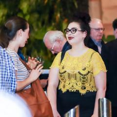 Staff networking at UQ event