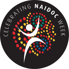 National NAIDOC Week logo with Indigenous design