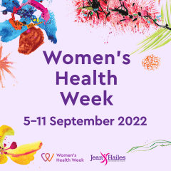 Women's Health Week, 5-11 September 2022